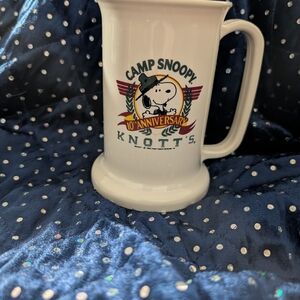 Camp Snoopy 10th Anniversary White Mug